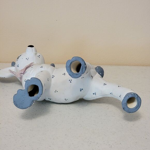 Vintage Kimple Ceramic Mold Christmas Reindeer & Santa Sleigh Quilted Figures - Picture 16 of 16